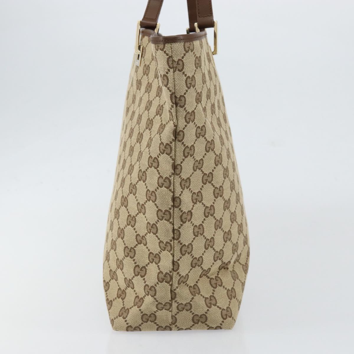 GUCCI GG Canvas Shoulder Bag Beige Gold 002 1098 3444 Auth 148662