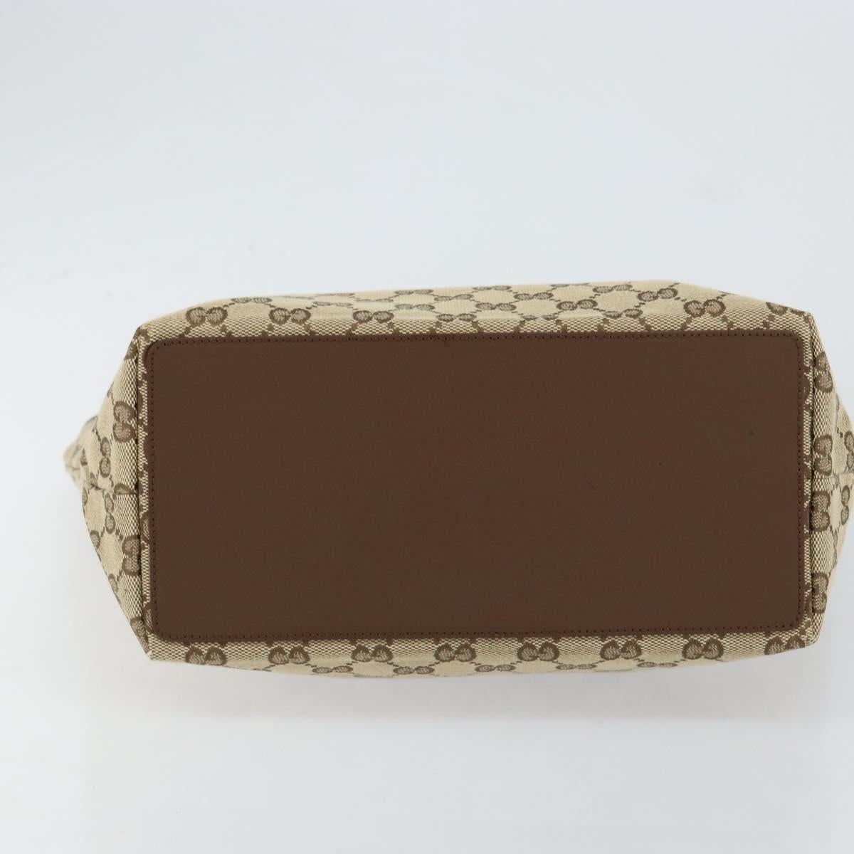 GUCCI GG Canvas Shoulder Bag Beige Gold 002 1098 3444 Auth 148662
