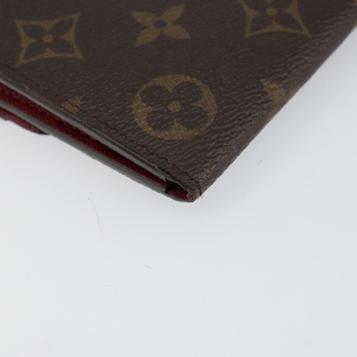 LOUIS VUITTON Monogram Portefeuille Emilie Wallet Pink M60697 LV Auth 148671