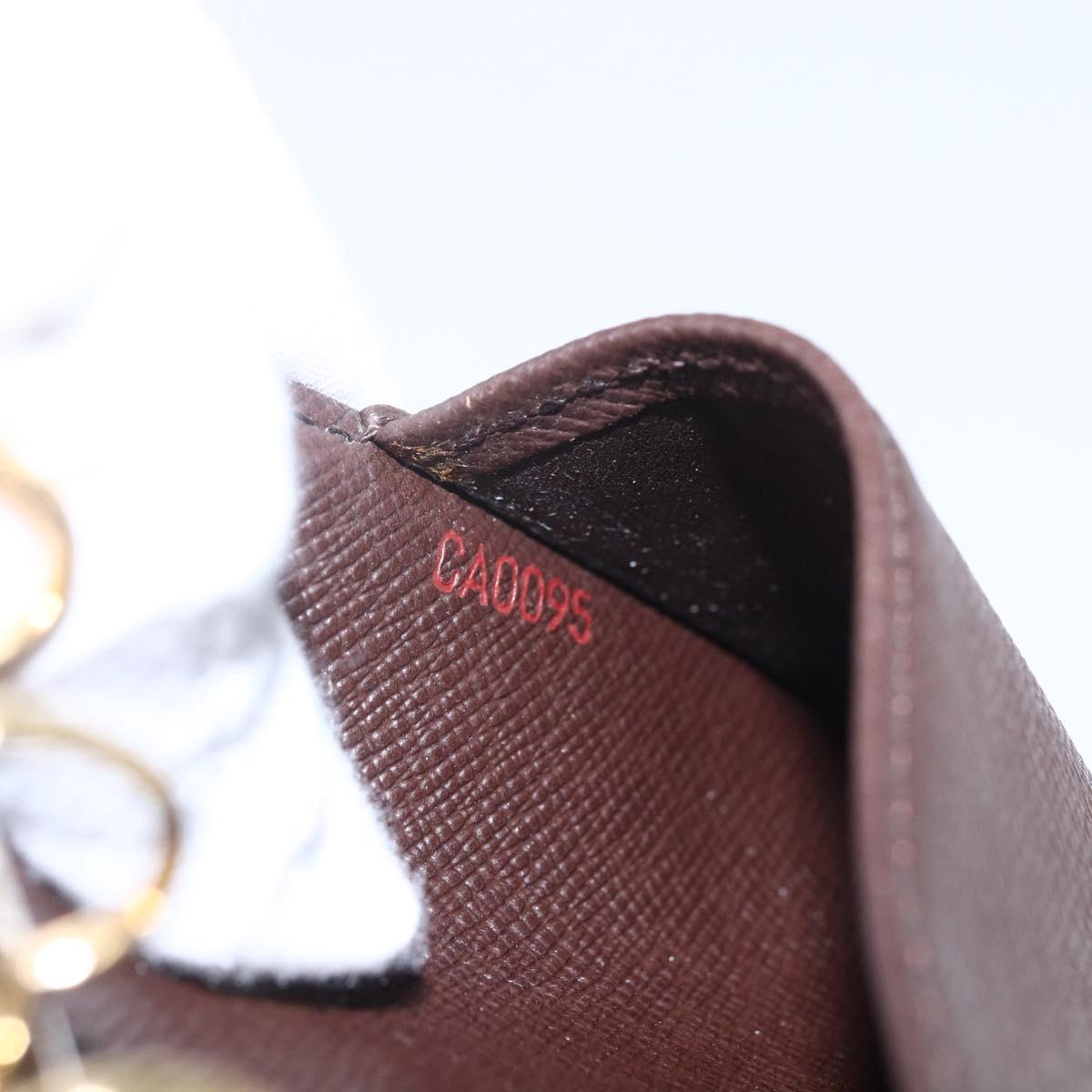 LOUIS VUITTON Damier Ebene Agenda PM Day Planner Cover R20700 LV Auth 148674