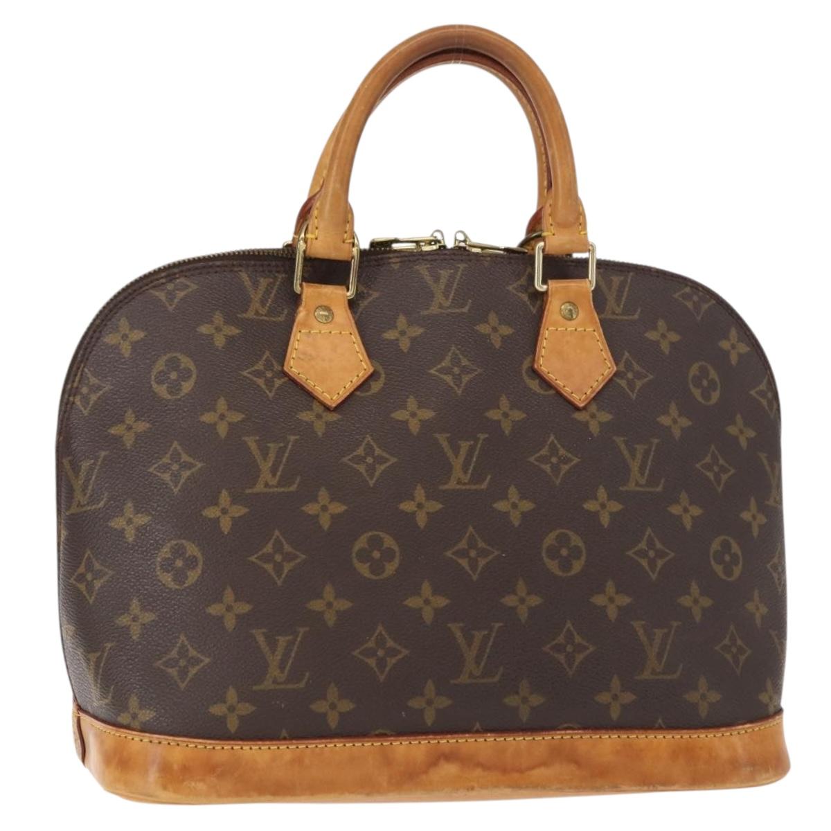 LOUIS VUITTON Monogram Alma Hand Bag M51130 LV Auth 148678
