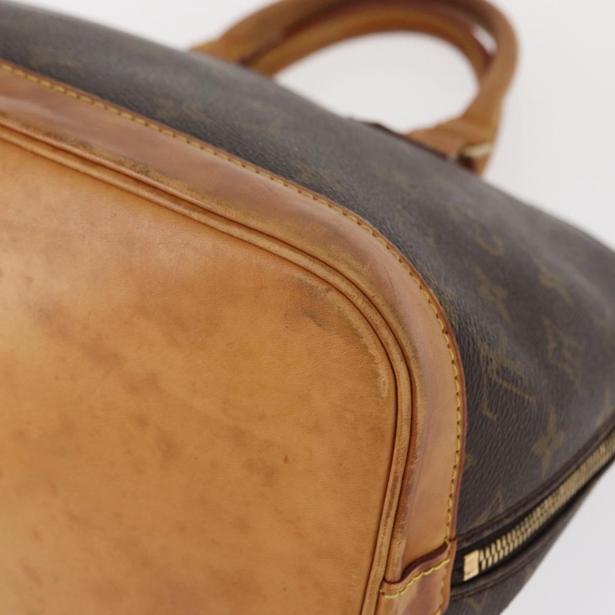 LOUIS VUITTON Monogram Alma Hand Bag M51130 LV Auth 148678