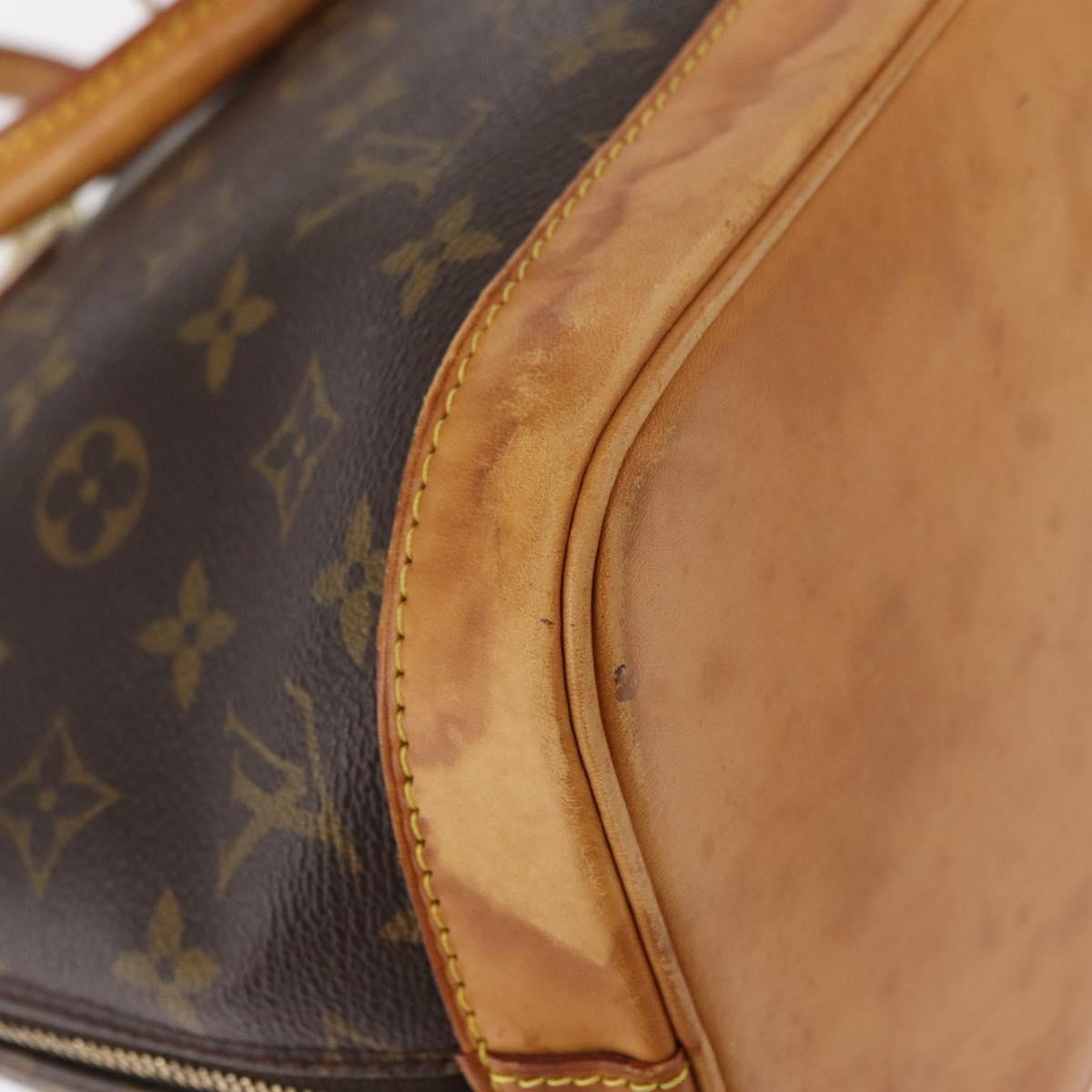 LOUIS VUITTON Monogram Alma Hand Bag M51130 LV Auth 148678