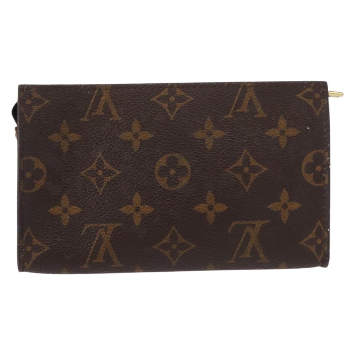 LOUIS VUITTON Monogram Bucket PM Accessory Pouch LV Auth 148679