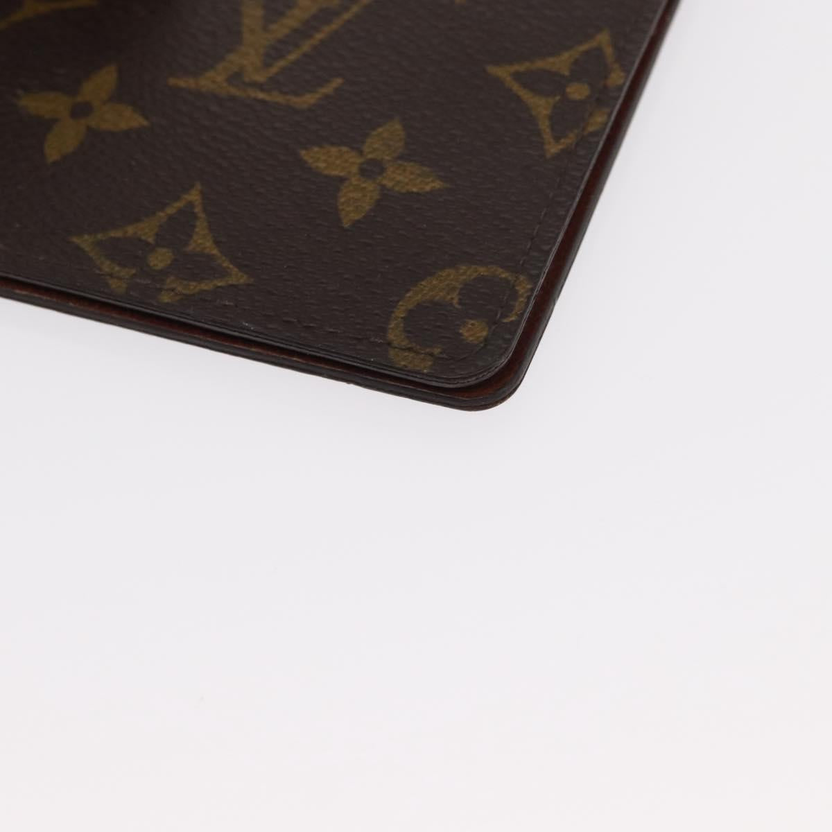 LOUIS VUITTON Monogram Agenda Poche Note Cover R20503 LV Auth 148684