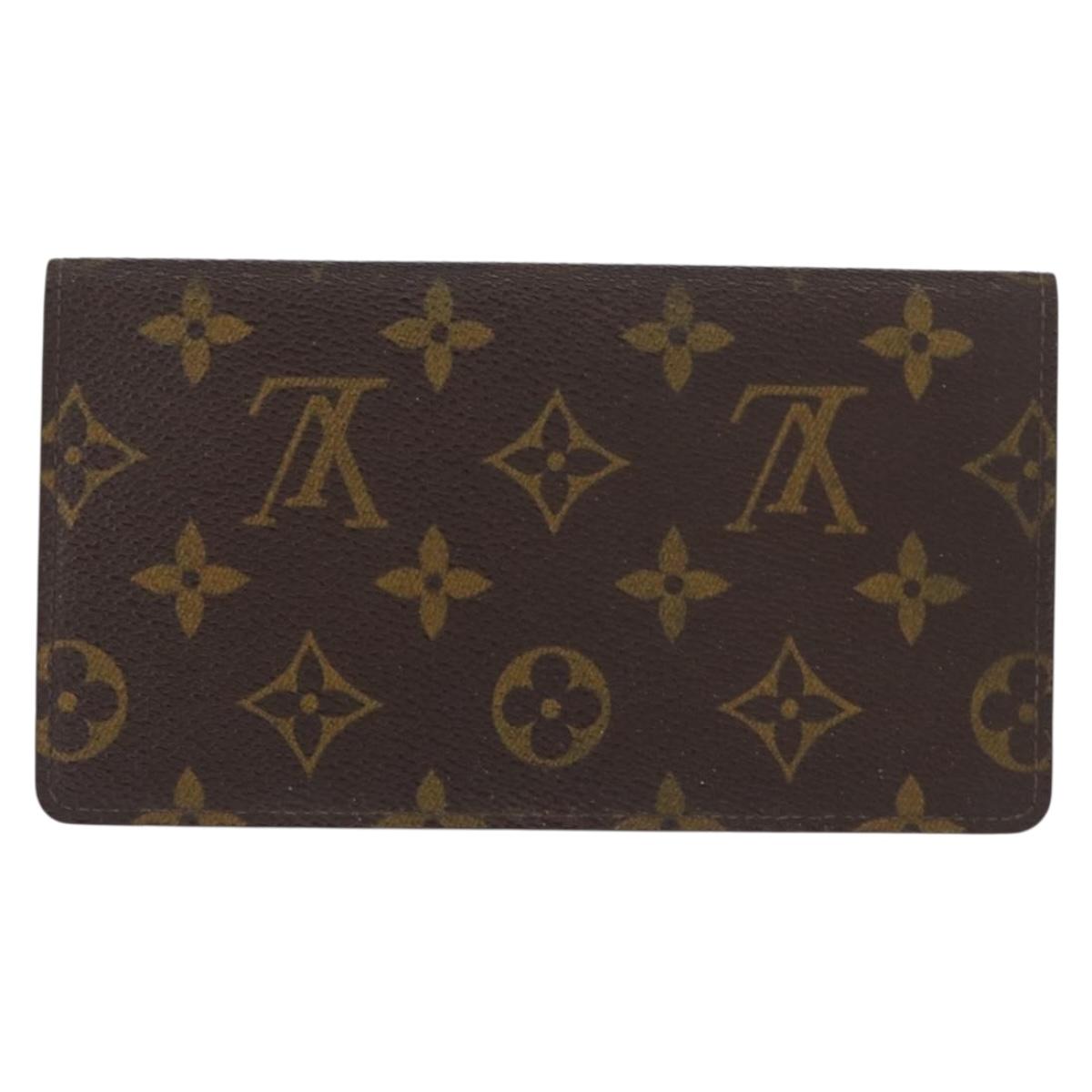 LOUIS VUITTON Monogram Agenda Poche Note Cover R20503 LV Auth 148684