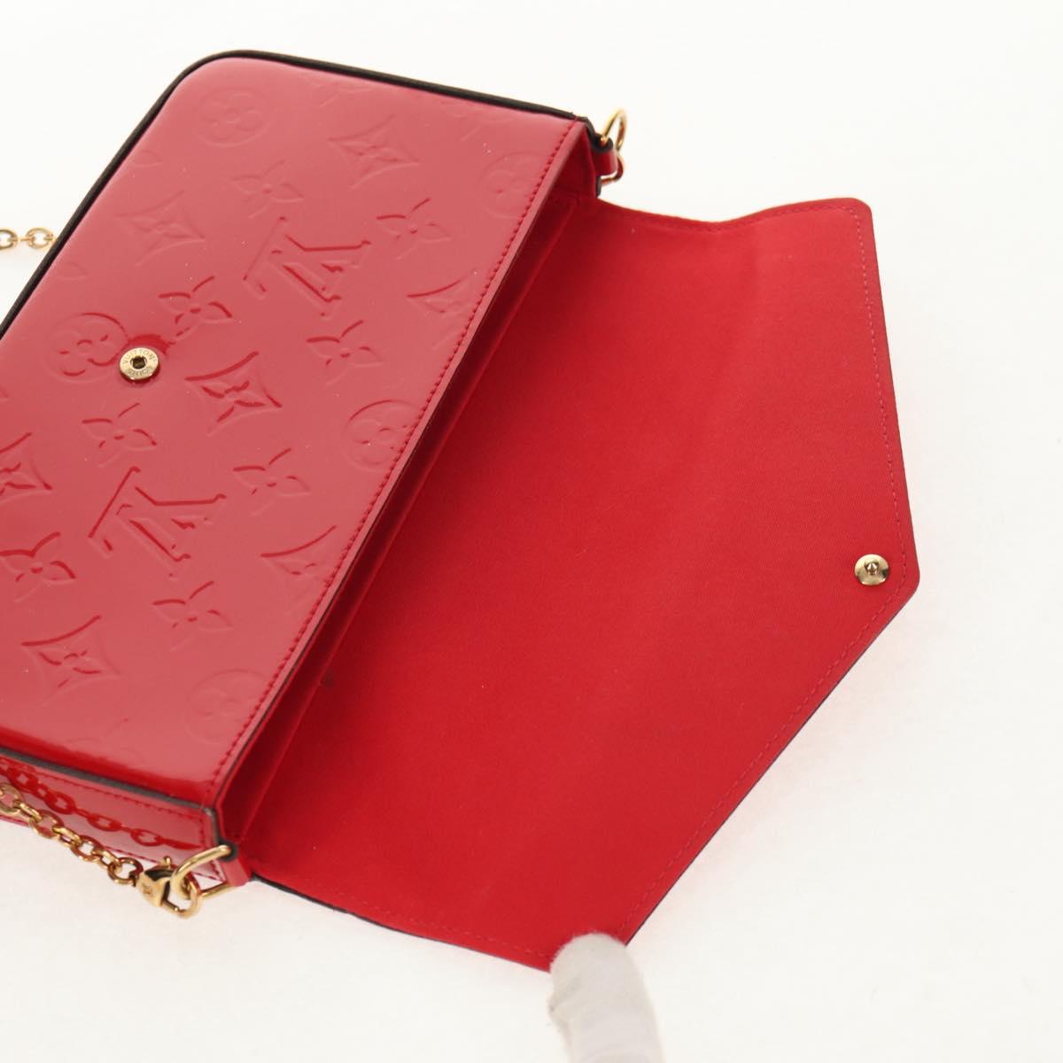 LOUIS VUITTON Vernis Wallet Pochette Felice Bag Slys M61293 LV Auth 148691V