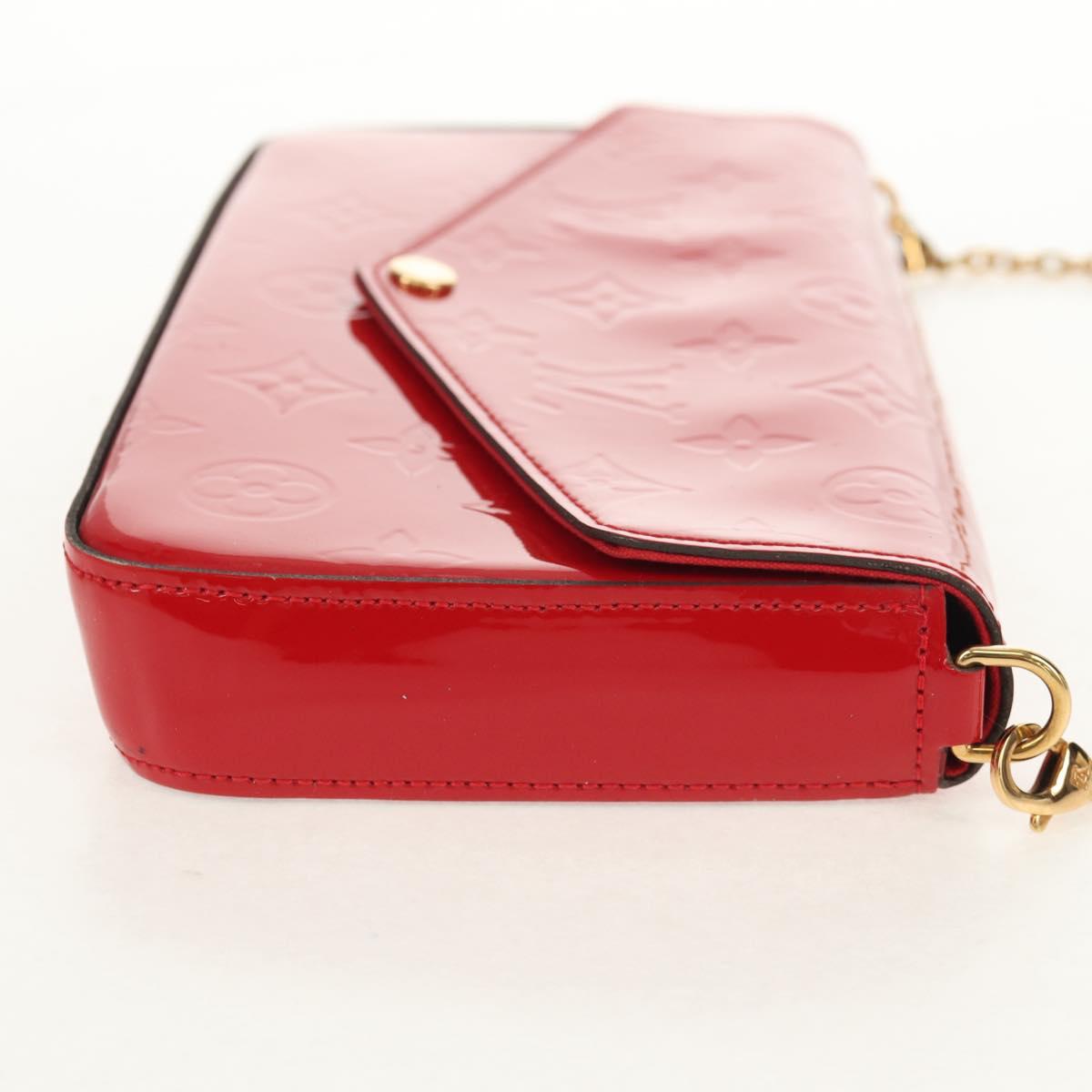 LOUIS VUITTON Vernis Wallet Pochette Felice Bag Slys M61293 LV Auth 148691V