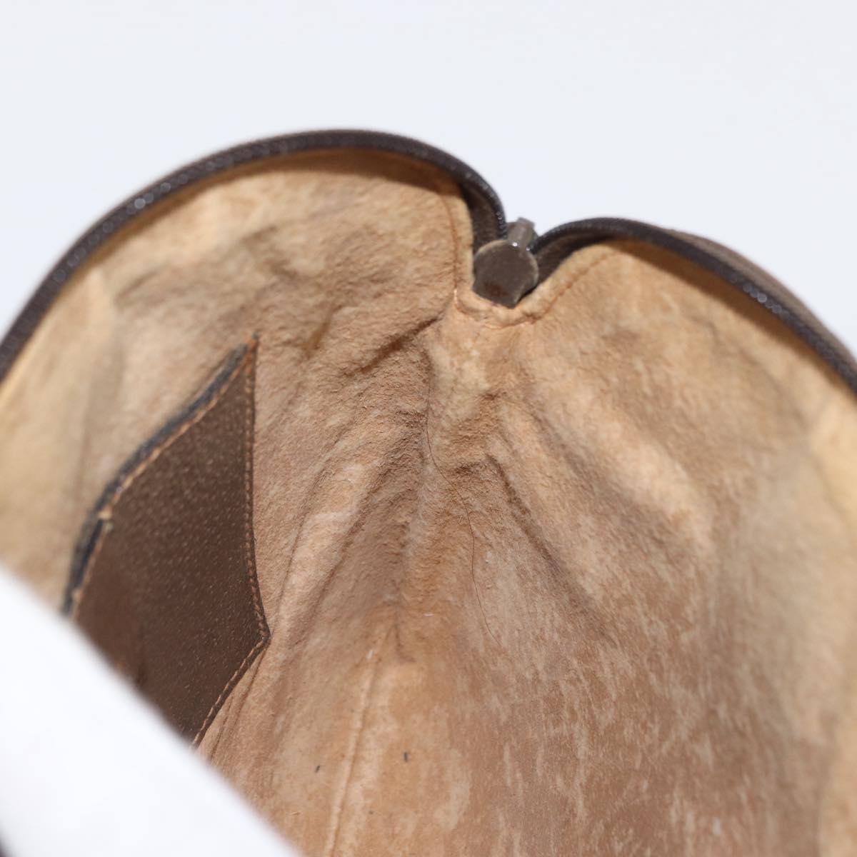 GUCCI GG Supreme Web Sherry Line Bag PVC Beige Gold 904 02 047 Auth 148699