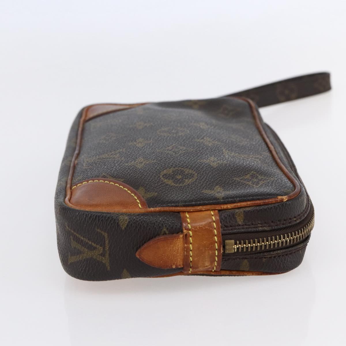 LOUIS VUITTON Monogram Marly Dragonne PM Clutch Bag M51827 LV Auth 148700