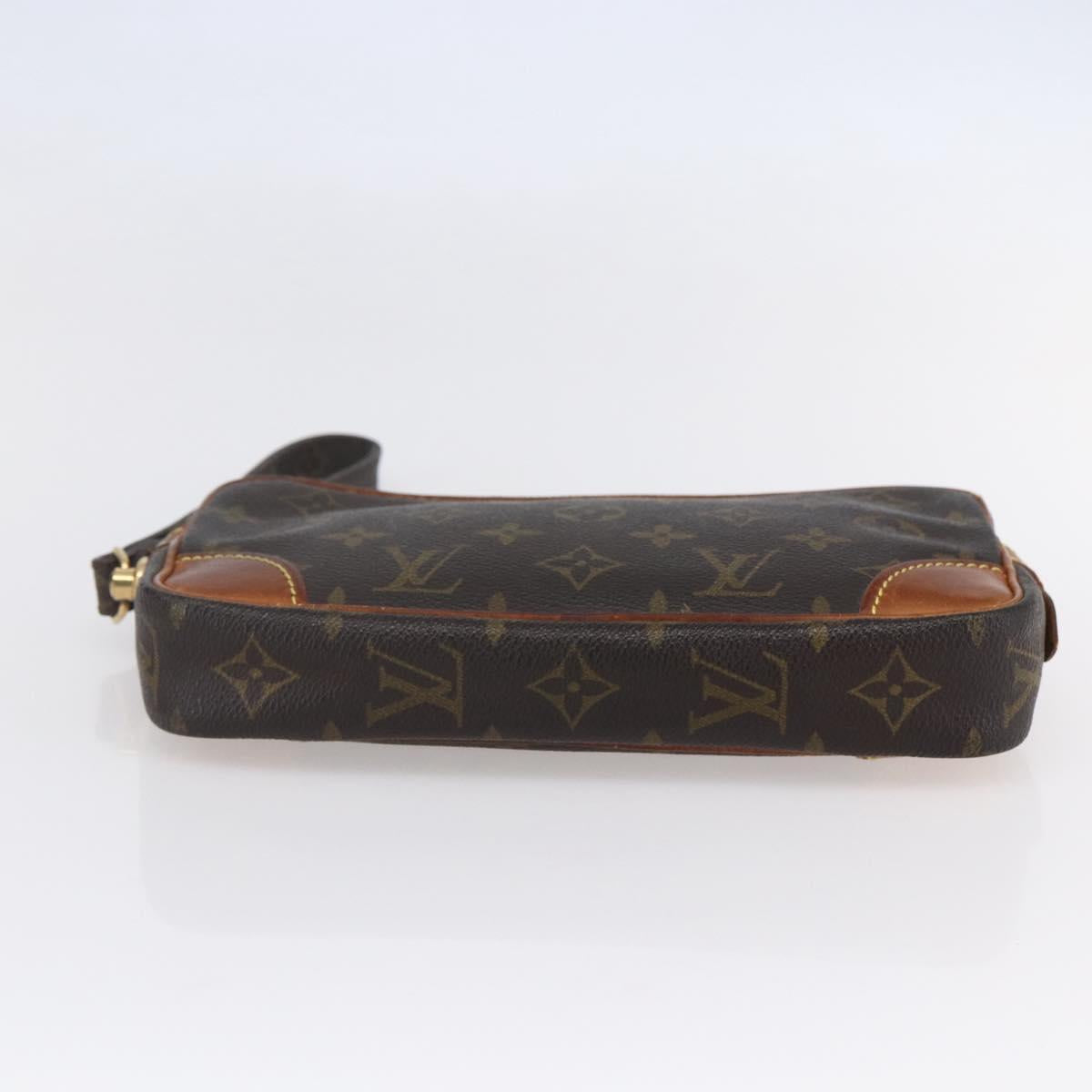 LOUIS VUITTON Monogram Marly Dragonne PM Clutch Bag M51827 LV Auth 148700