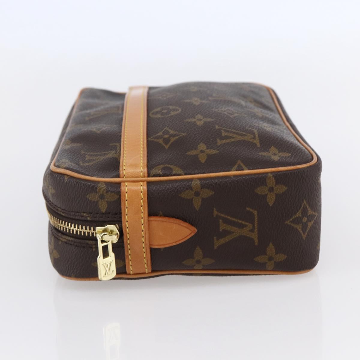 LOUIS VUITTON Monogram Compiegne 23 Clutch Bag M51847 LV Auth 148704