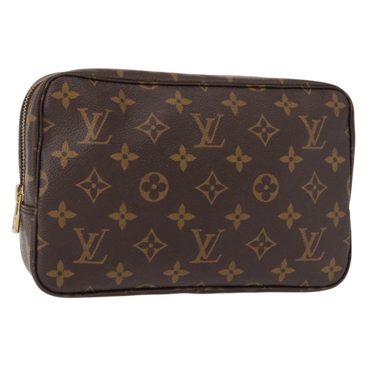 LOUIS VUITTON Monogram Trousse Toilette 23 Clutch Bag M47524 LV Auth 148705