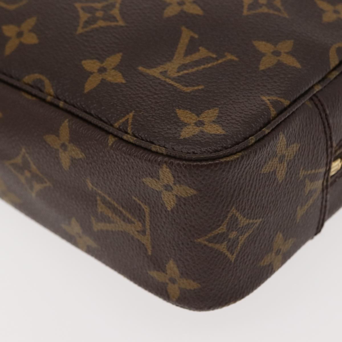 LOUIS VUITTON Monogram Trousse Toilette 23 Clutch Bag M47524 LV Auth 148705