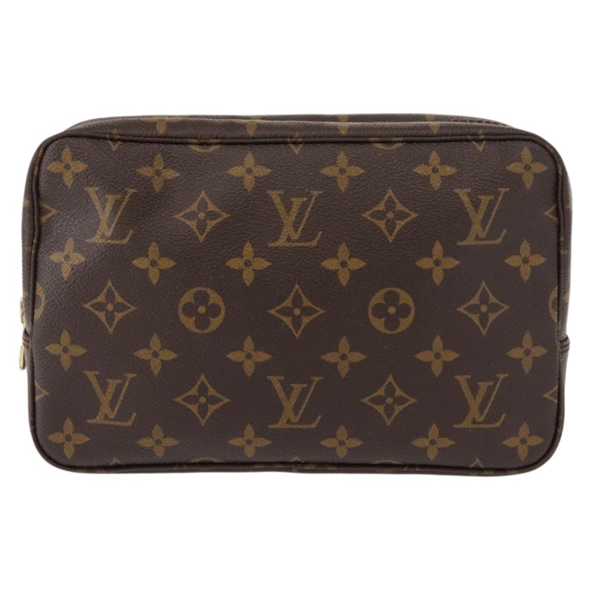 LOUIS VUITTON Monogram Trousse Toilette 23 Clutch Bag M47524 LV Auth 148705
