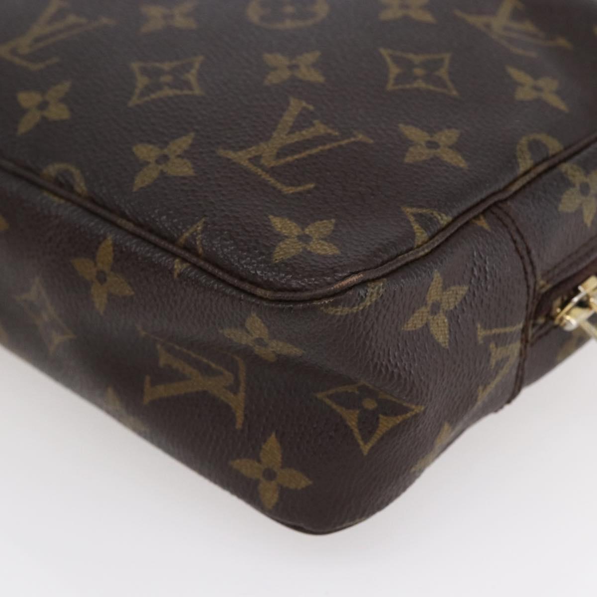 LOUIS VUITTON Monogram Trousse Toilette 23 Clutch Bag M47524 LV Auth 148706