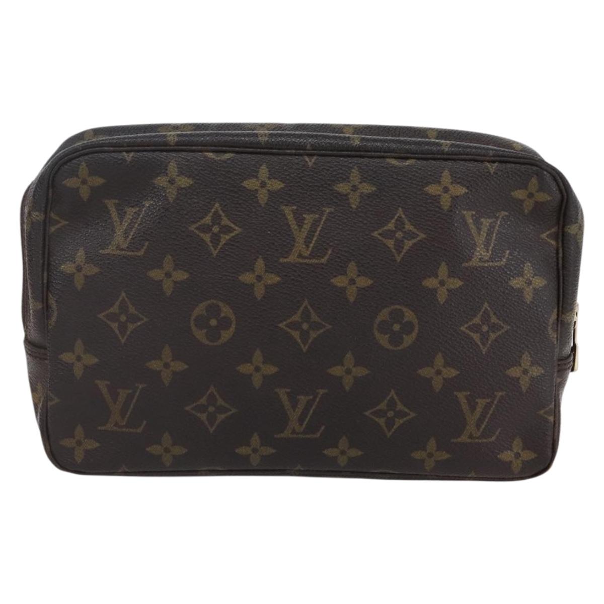 LOUIS VUITTON Monogram Trousse Toilette 23 Clutch Bag M47524 LV Auth 148706