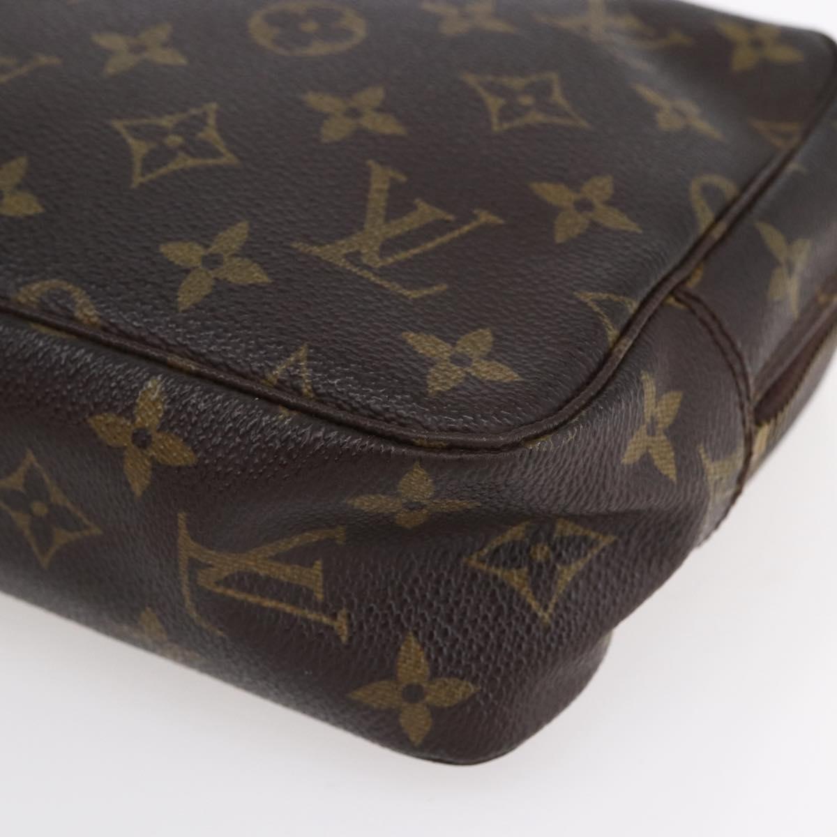 LOUIS VUITTON Monogram Trousse Toilette 23 Clutch Bag M47524 LV Auth 148706