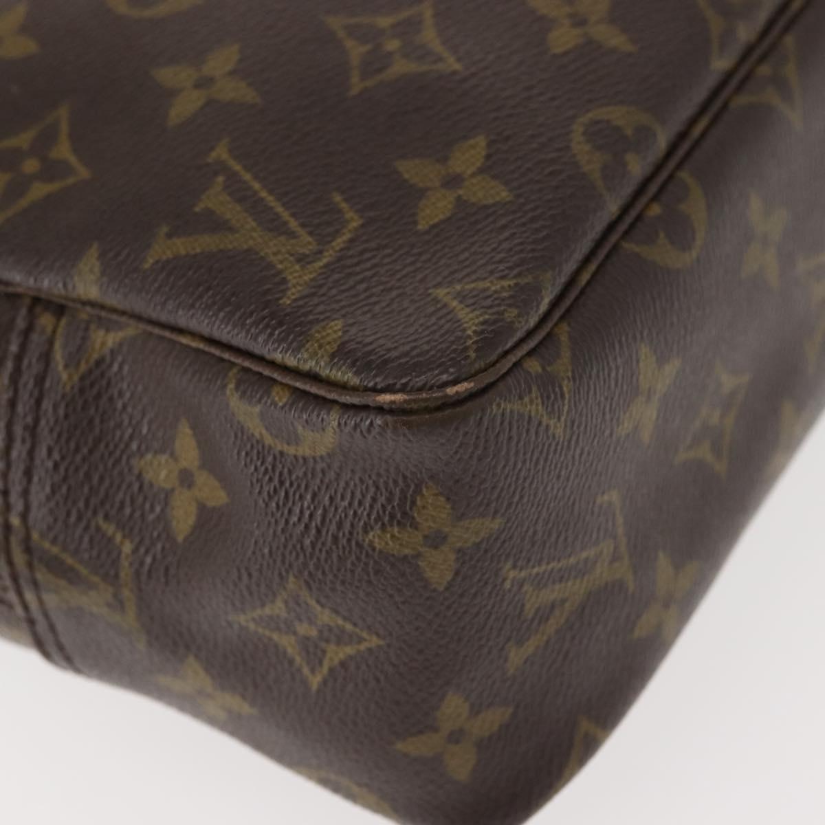 LOUIS VUITTON Monogram Trousse Toilette 28 Clutch Bag M47522 LV Auth 148708