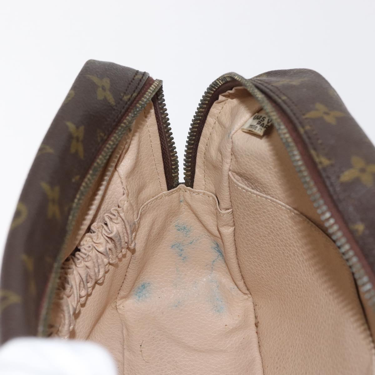 LOUIS VUITTON Monogram Trousse Toilette 28 Clutch Bag M47522 LV Auth 148708