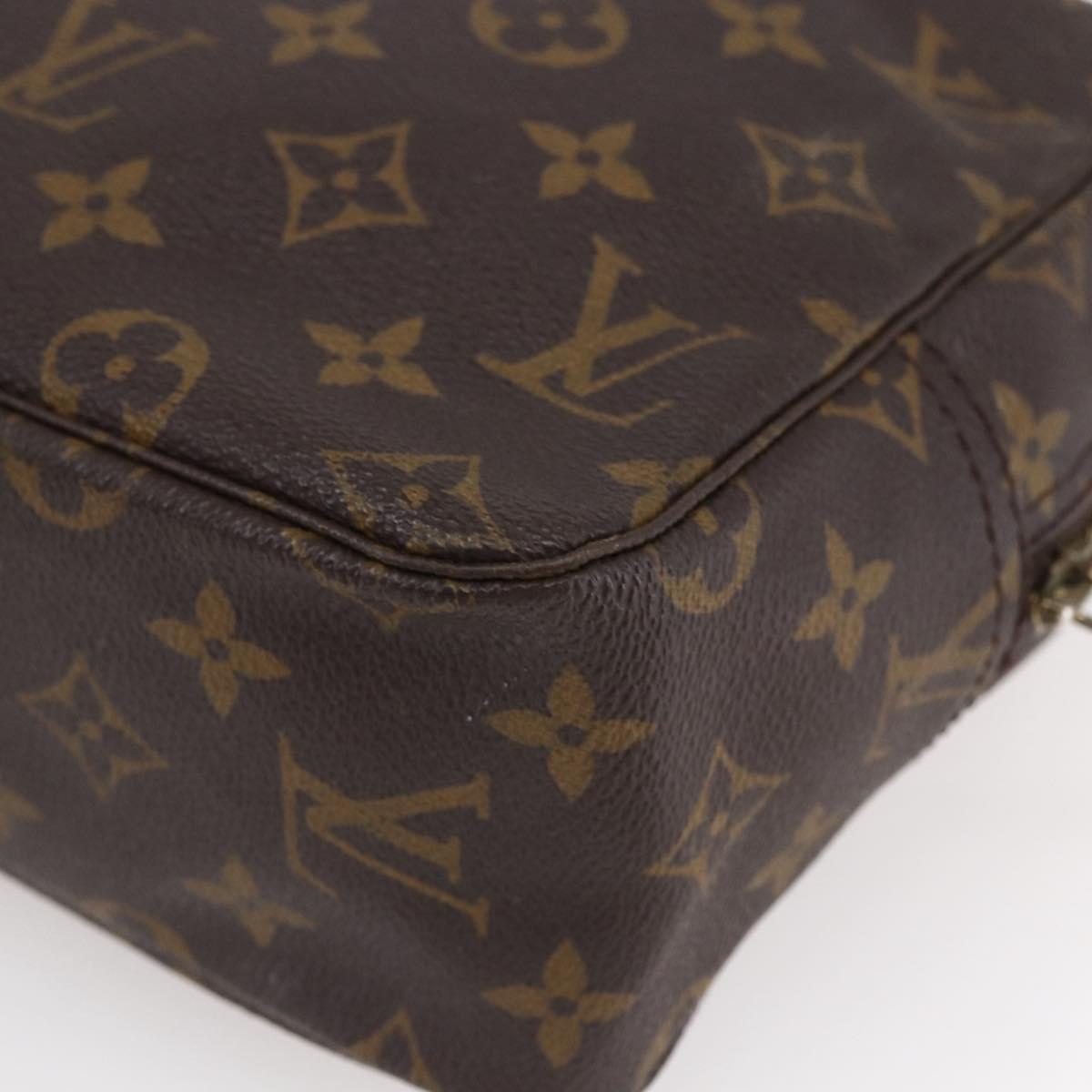 LOUIS VUITTON Monogram Trousse Toilette 28 Clutch Bag M47522 LV Auth 148709