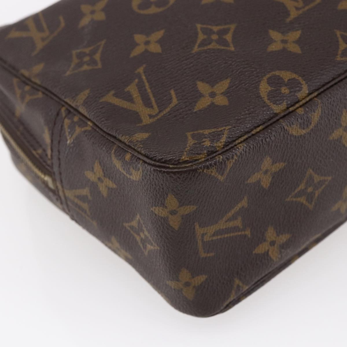 LOUIS VUITTON Monogram Trousse Toilette 28 Clutch Bag M47522 LV Auth 148709
