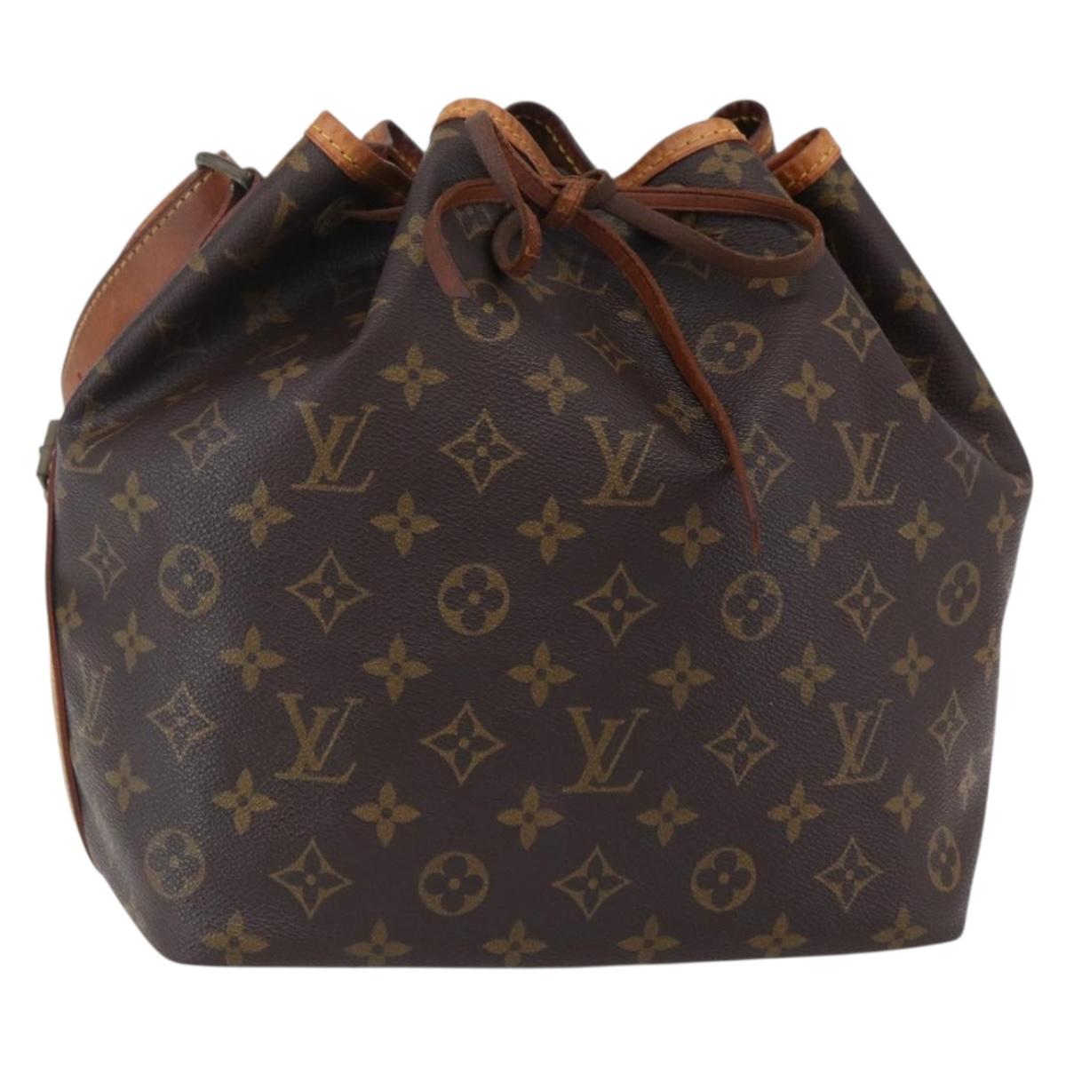 LOUIS VUITTON Monogram Petit Noe Shoulder Bag M42226 LV Auth 148717