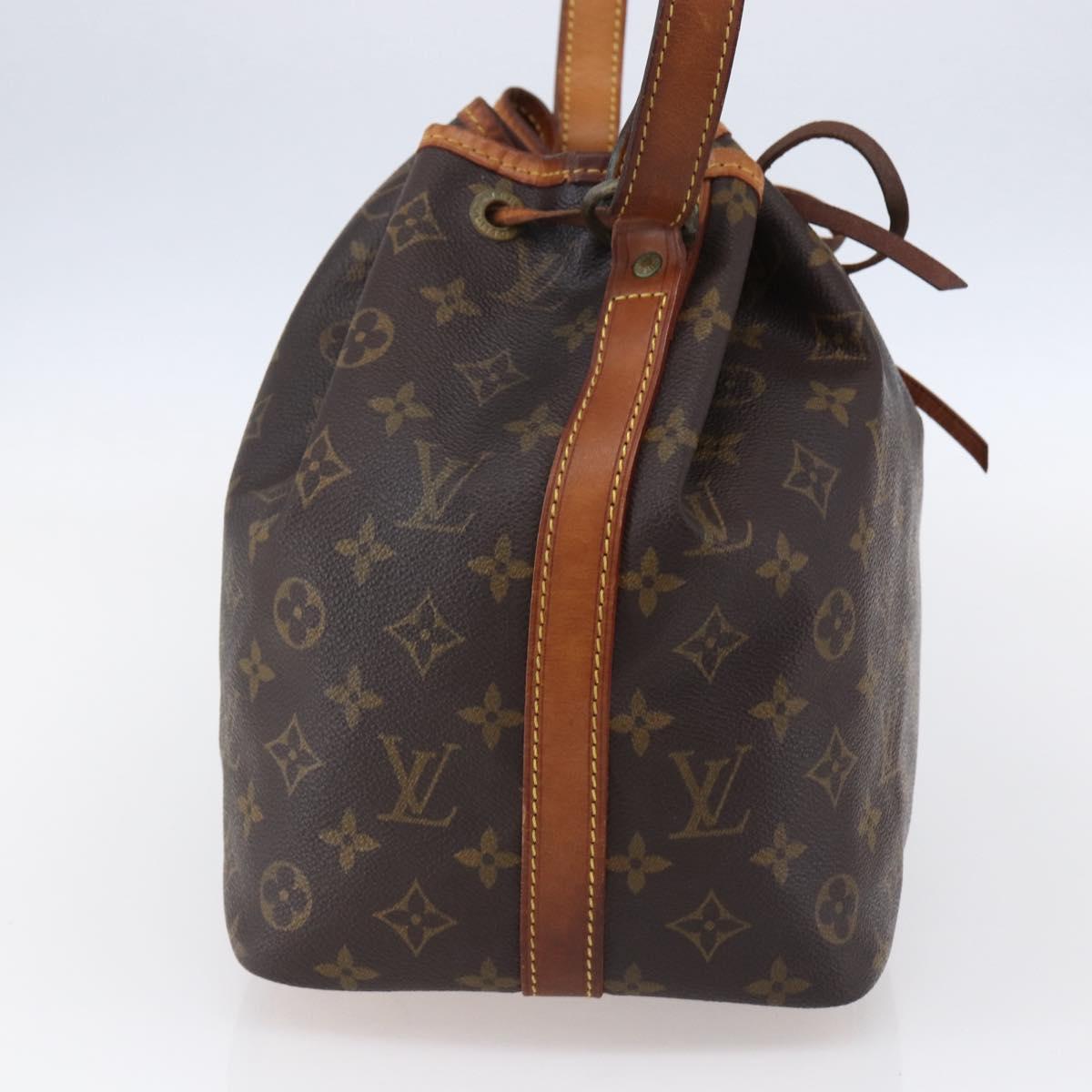 LOUIS VUITTON Monogram Petit Noe Shoulder Bag M42226 LV Auth 148717