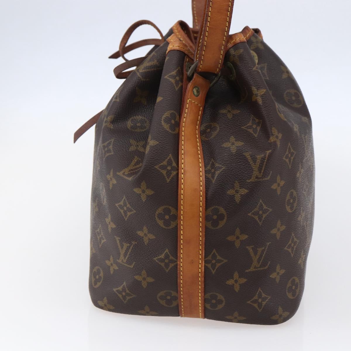 LOUIS VUITTON Monogram Petit Noe Shoulder Bag M42226 LV Auth 148717