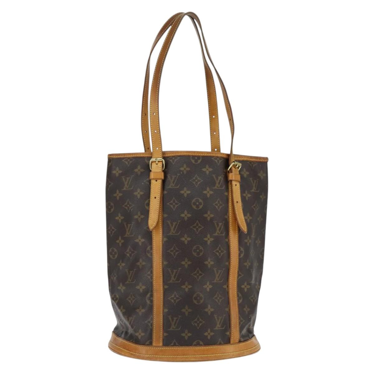 LOUIS VUITTON Monogram Bucket GM Shoulder Bag M42236 LV Auth 148723