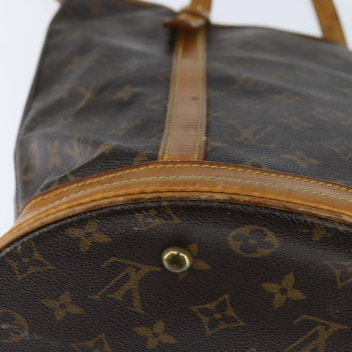 LOUIS VUITTON Monogram Bucket GM Shoulder Bag M42236 LV Auth 148723