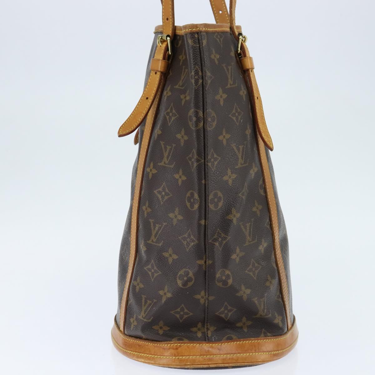 LOUIS VUITTON Monogram Bucket GM Shoulder Bag M42236 LV Auth 148723