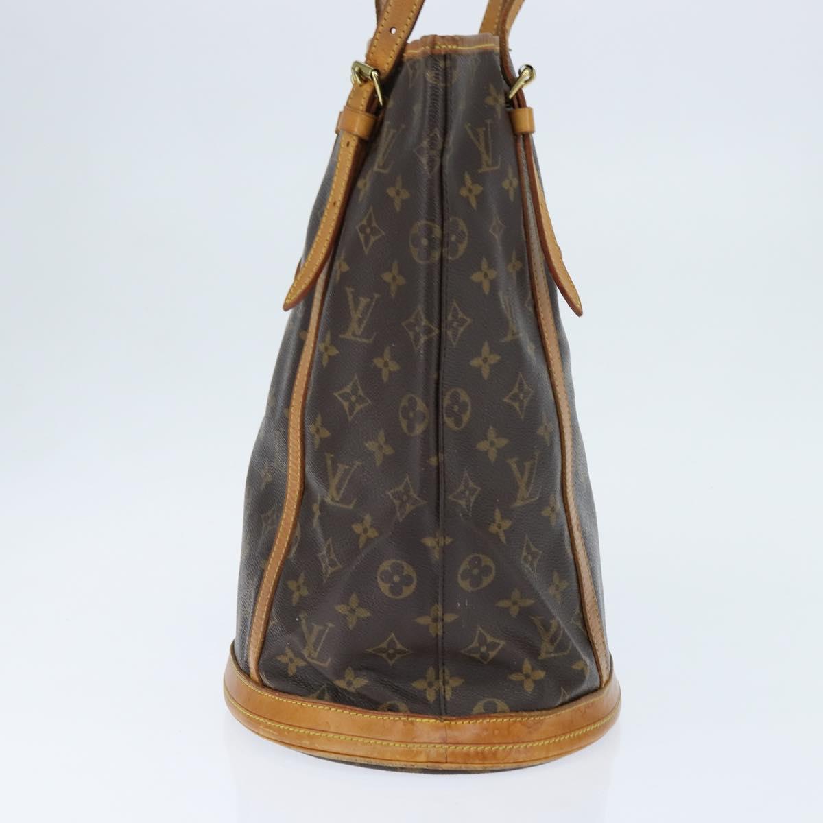 LOUIS VUITTON Monogram Bucket GM Shoulder Bag M42236 LV Auth 148723