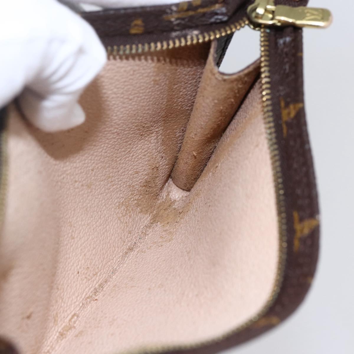 LOUIS VUITTON Monogram Bucket GM Accessory Pouch LV Auth 148724