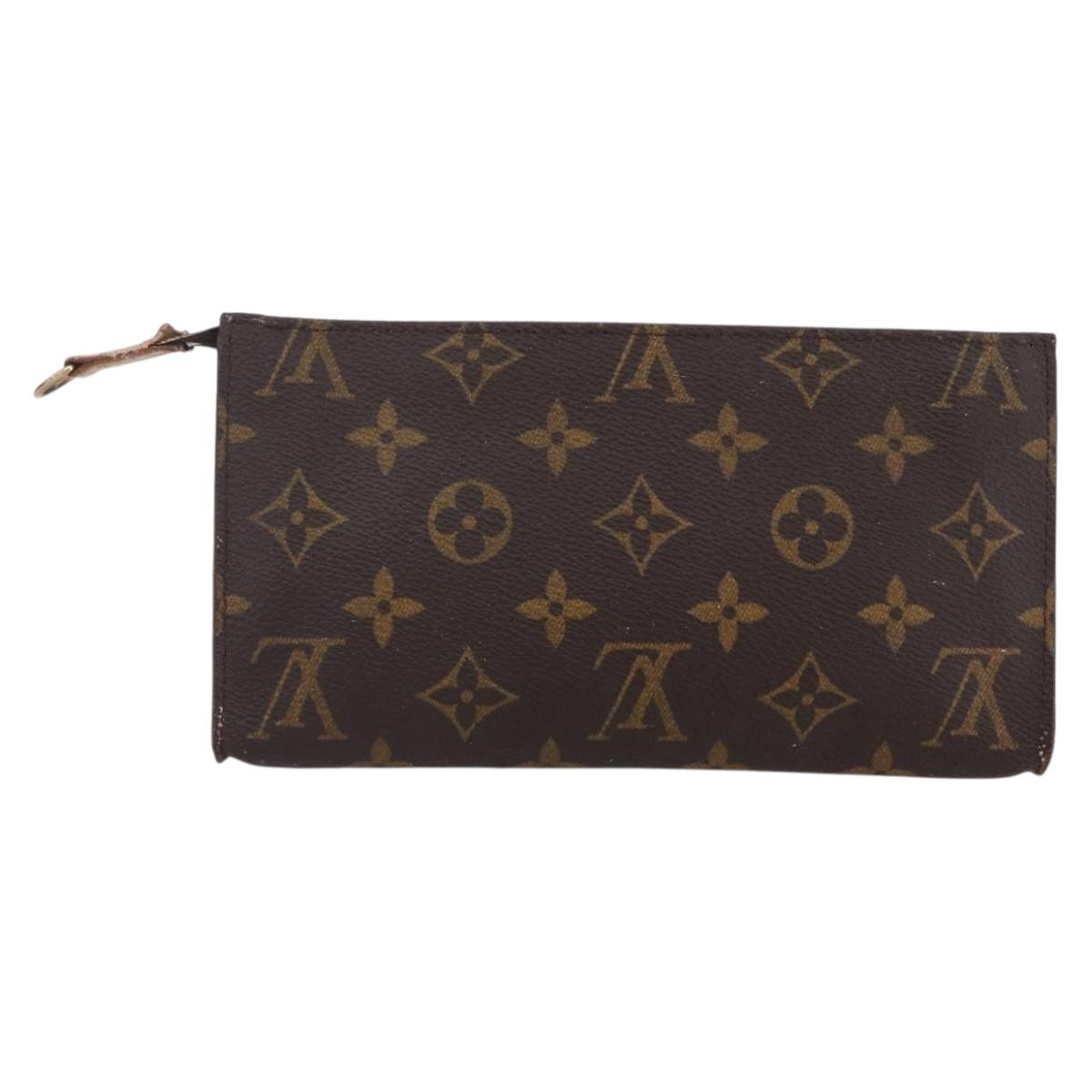 LOUIS VUITTON Monogram Bucket GM Accessory Pouch LV Auth 148724