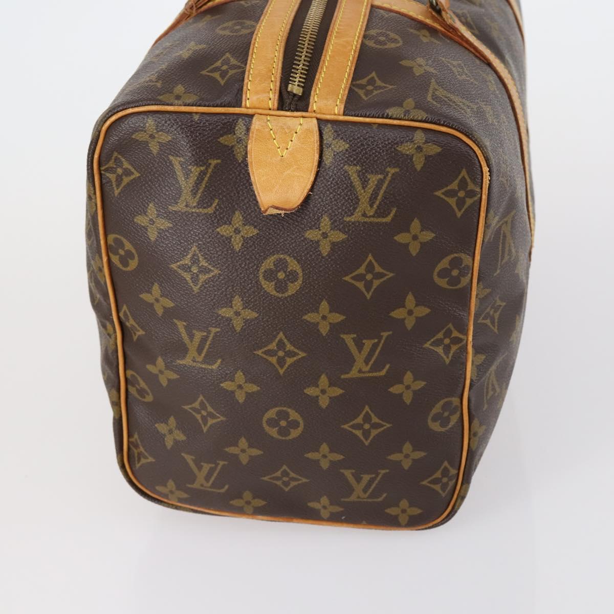 LOUIS VUITTON Monogram Sac Souple 35 Boston Bag M41626 LV Auth 148727