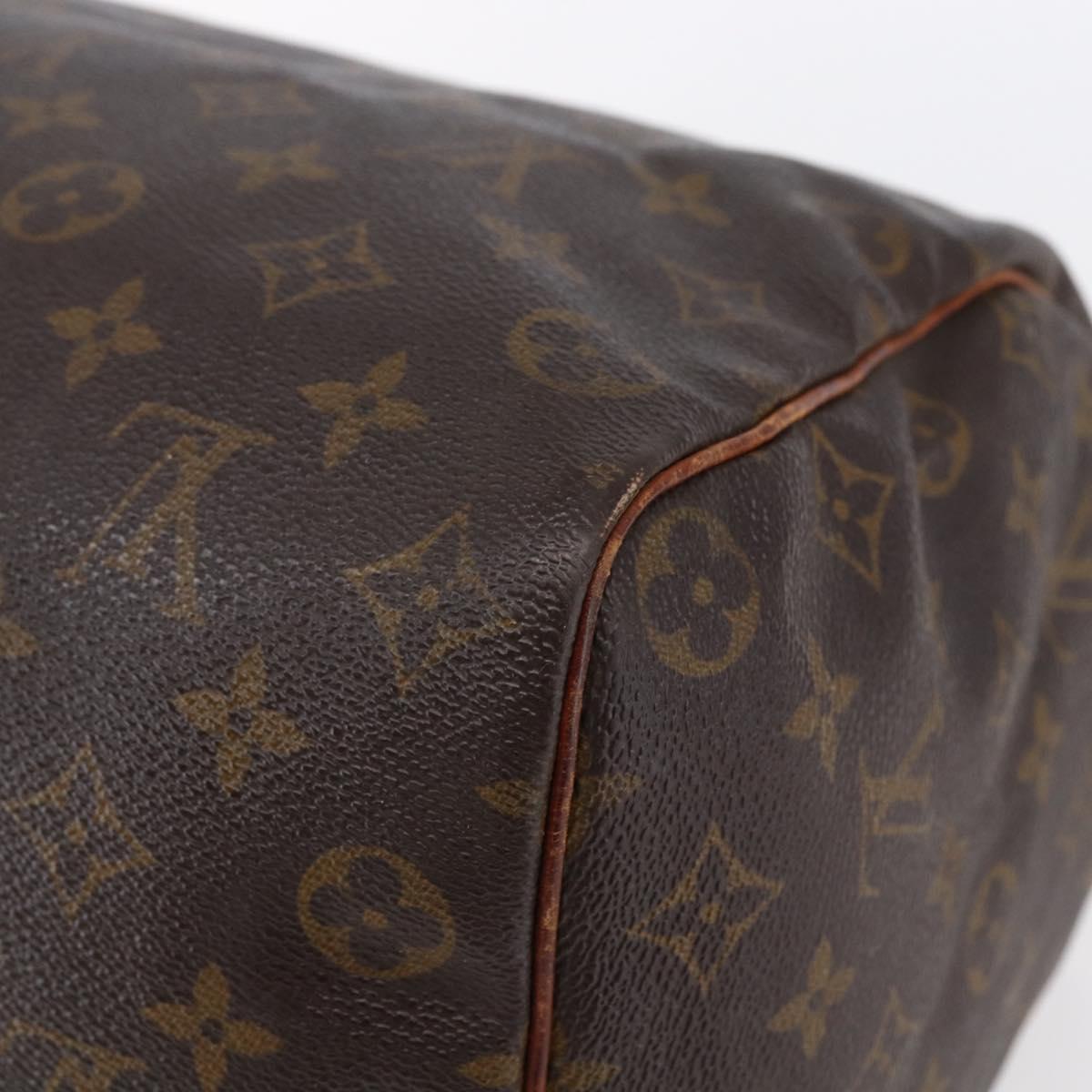 LOUIS VUITTON Monogram Speedy 35 Hand Bag M41524 LV Auth 148728