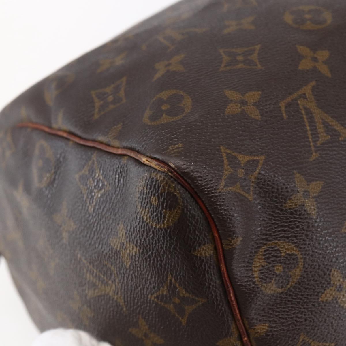 LOUIS VUITTON Monogram Speedy 35 Hand Bag M41524 LV Auth 148728