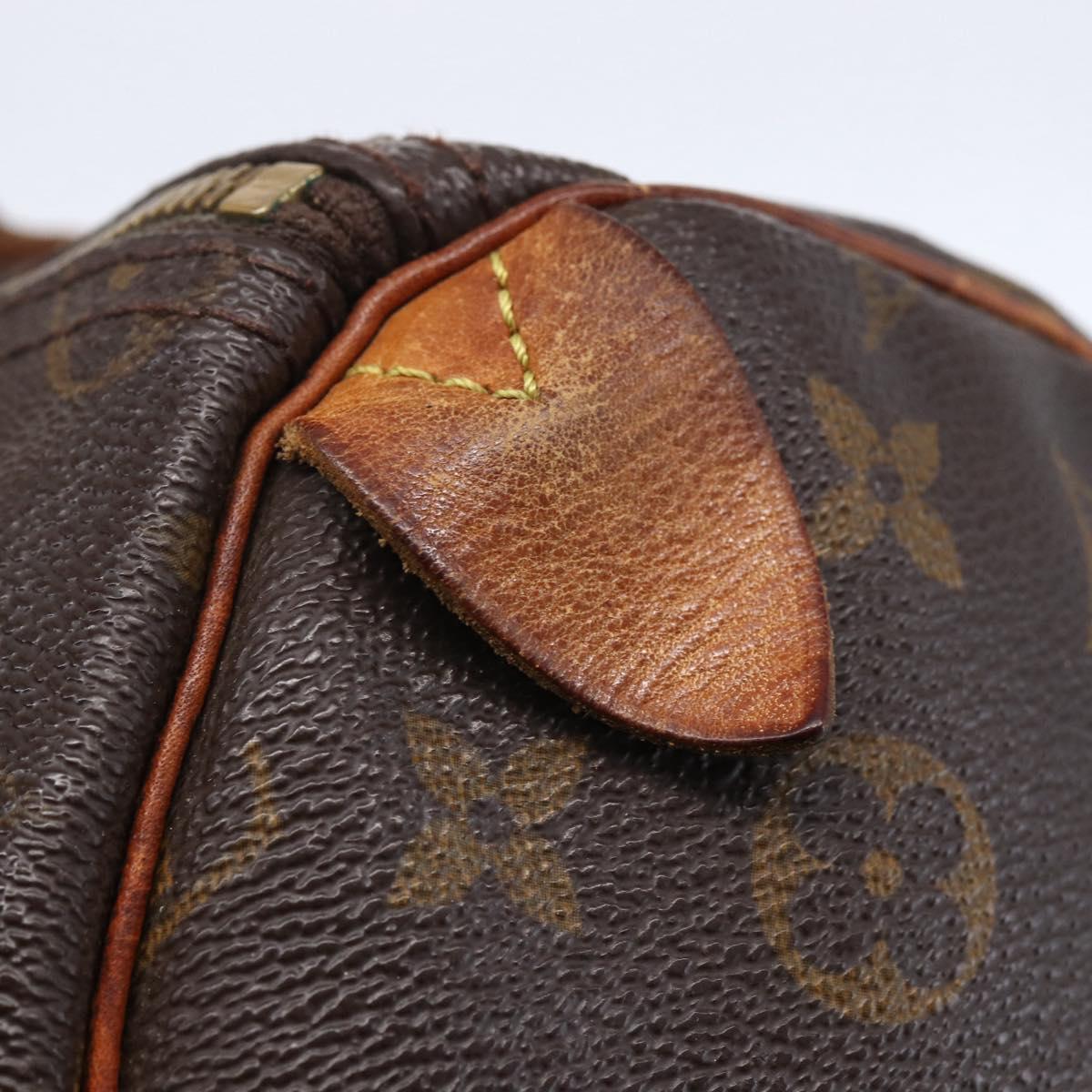 LOUIS VUITTON Monogram Speedy 35 Hand Bag M41524 LV Auth 148728