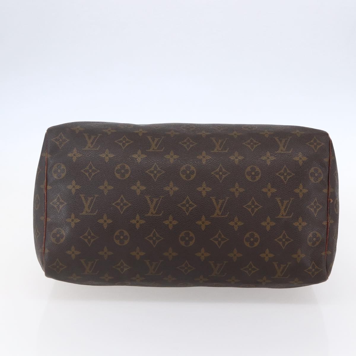 LOUIS VUITTON Monogram Speedy 35 Hand Bag M41524 LV Auth 148728