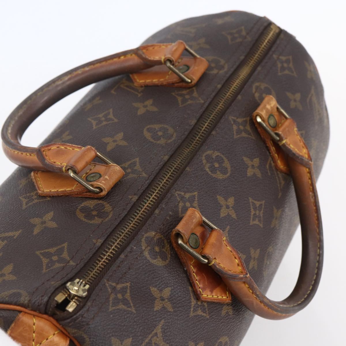 LOUIS VUITTON Monogram Speedy 30 Hand Bag M41526 LV Auth 148730