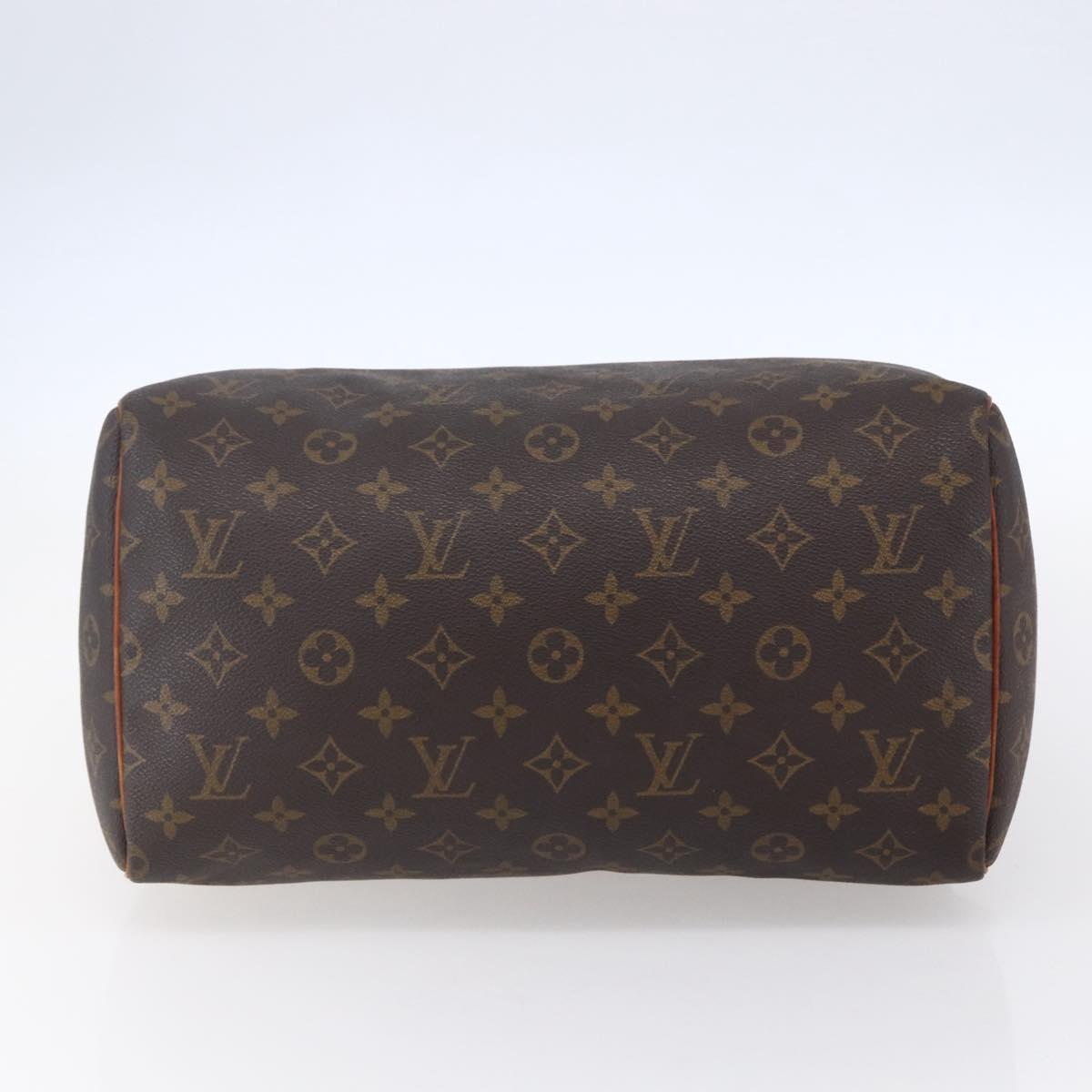 LOUIS VUITTON Monogram Speedy 30 Hand Bag M41526 LV Auth 148730
