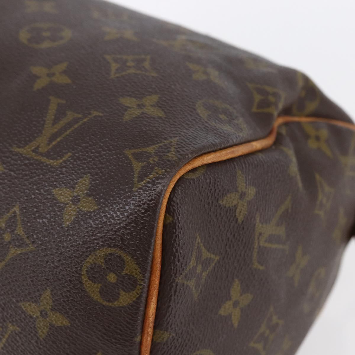 LOUIS VUITTON Monogram Speedy 25 Hand Bag M41528 LV Auth 148731