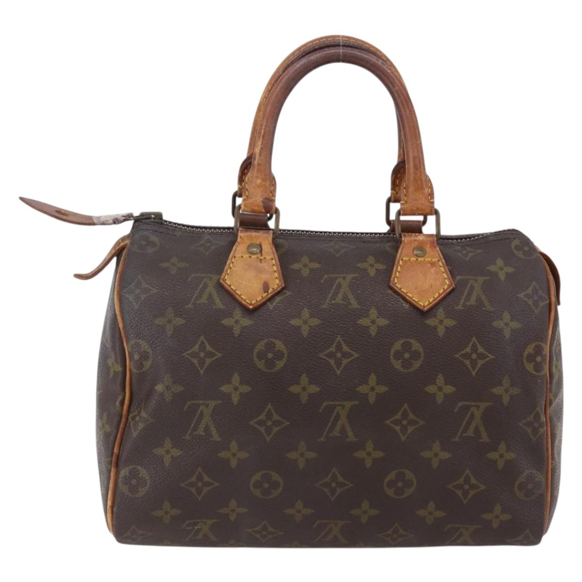 LOUIS VUITTON Monogram Speedy 25 Hand Bag M41528 LV Auth 148731