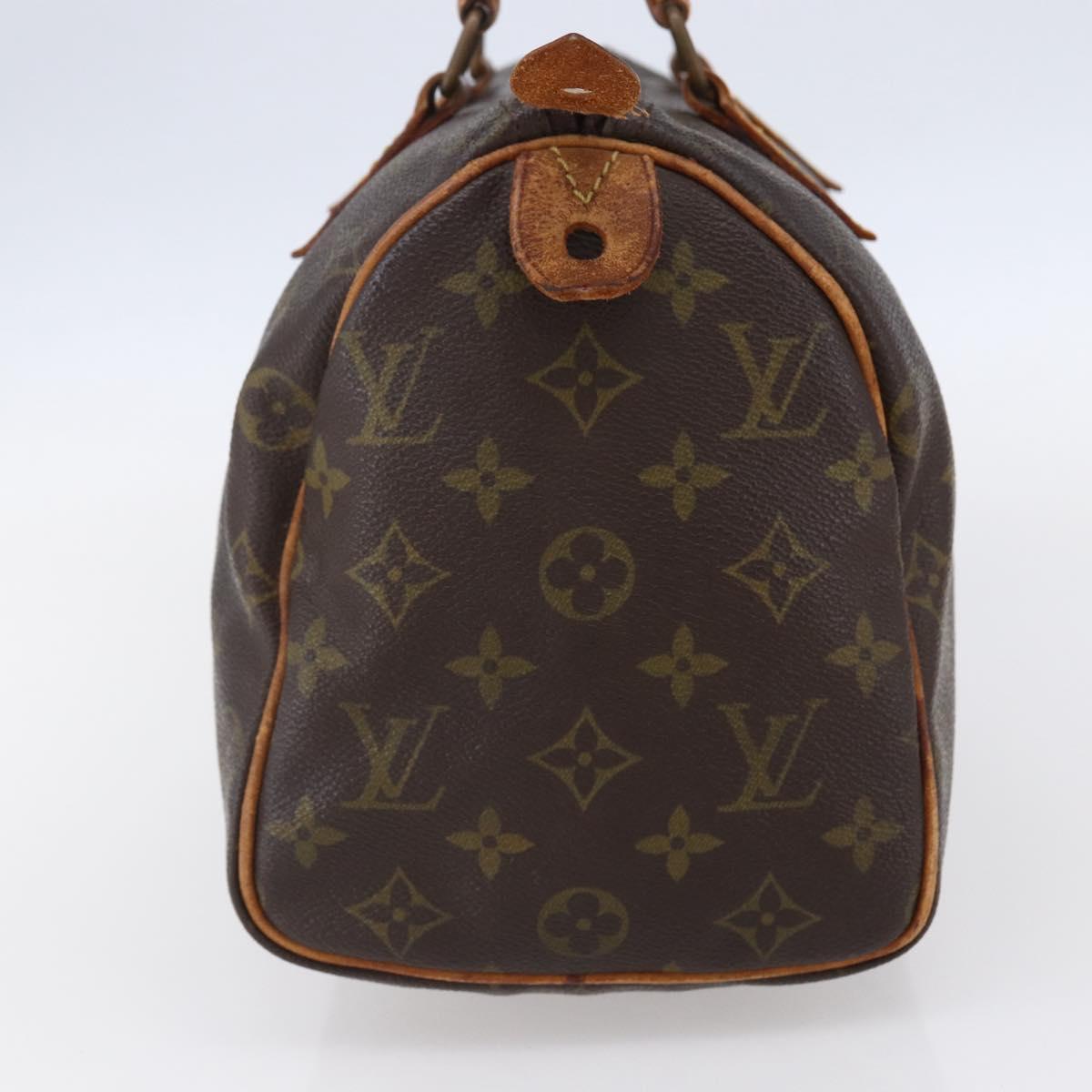 LOUIS VUITTON Monogram Speedy 25 Hand Bag M41528 LV Auth 148731