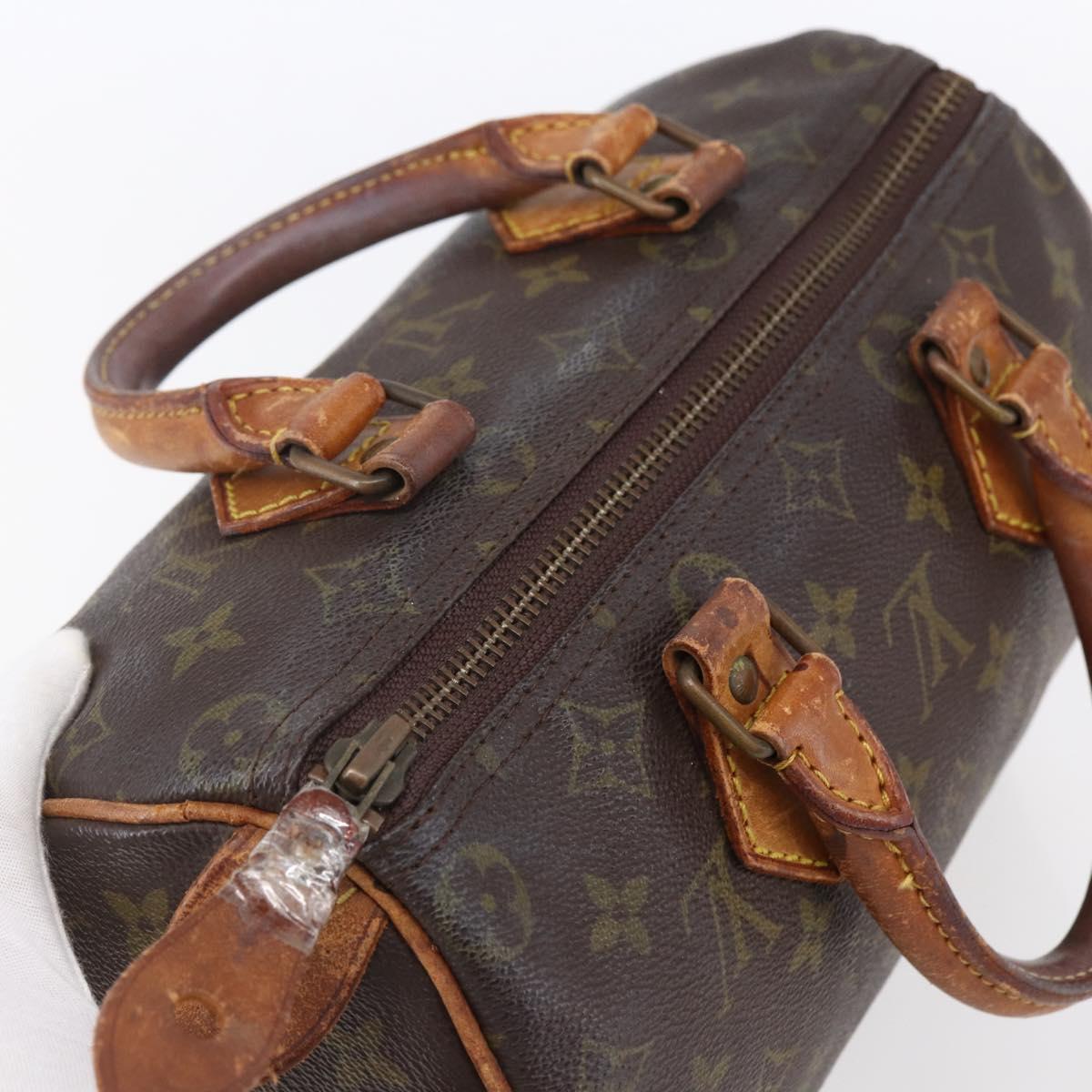 LOUIS VUITTON Monogram Speedy 25 Hand Bag M41528 LV Auth 148731