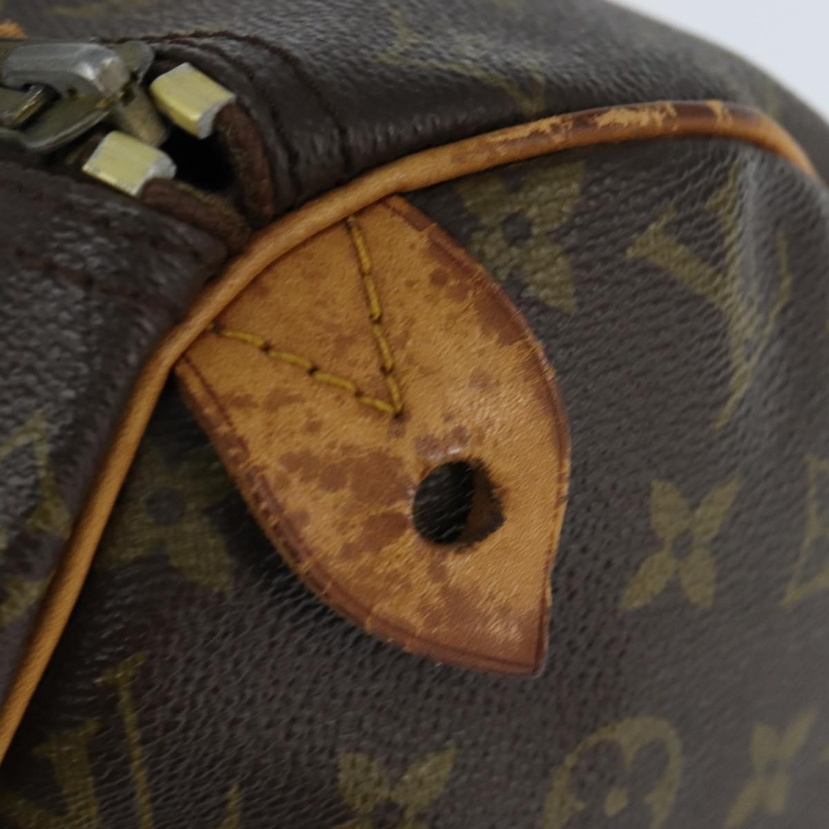 LOUIS VUITTON Monogram Speedy 40 Hand Bag M41522 LV Auth 148737