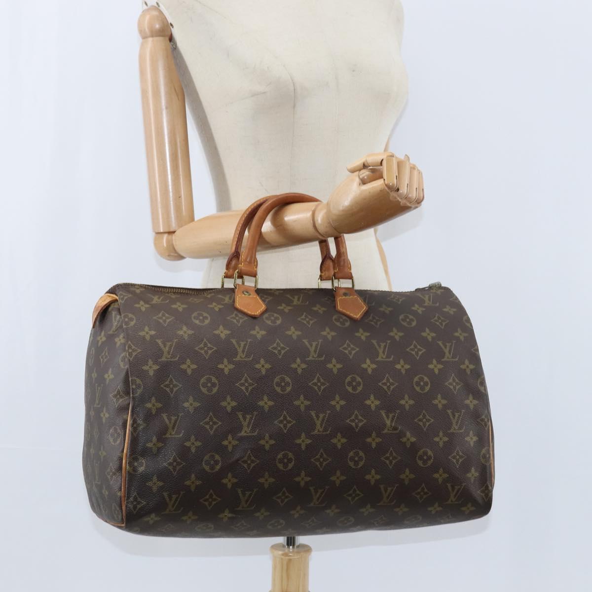 LOUIS VUITTON Monogram Speedy 40 Hand Bag M41522 LV Auth 148737
