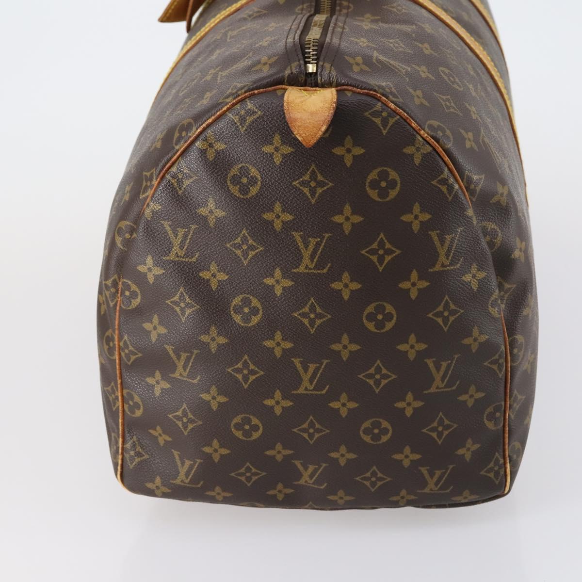 LOUIS VUITTON Monogram Keepall 55 Boston Bag M41424 LV Auth 148740