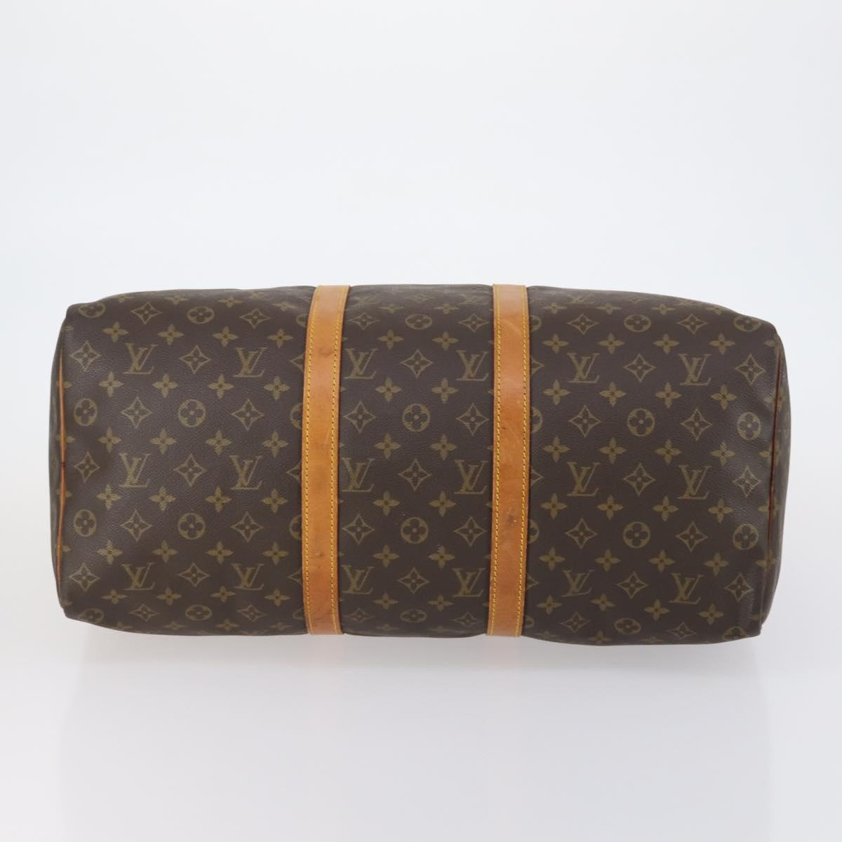 LOUIS VUITTON Monogram Keepall 50 Boston Bag M41426 LV Auth 148743